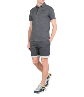 Polo Napapijri Men Elange Dark Grey Mel