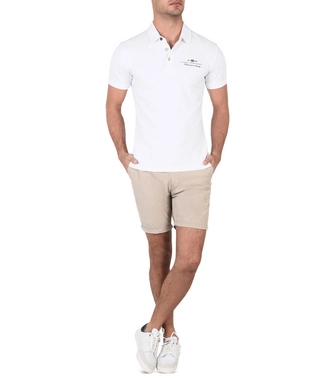 Polo Napapijri Men Elbas Stretch Bright White