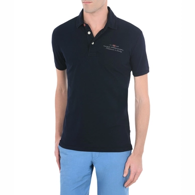 Polo Napapijri Men Elbas Stretch Blu Marine