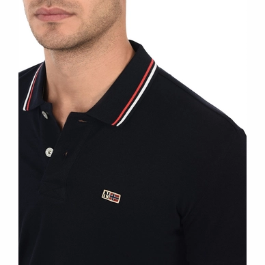 Polo Napapijri Men Taly SS Stripe Blu Marine