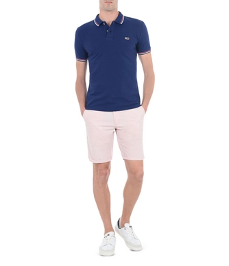 Polo Napapijri Men Taly SS Stripe Blue Depths