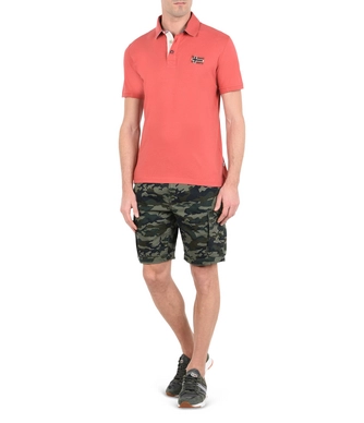 Polo Napapijri Men Eloth Coral