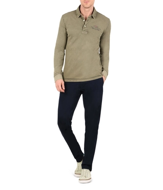 Polo Napapijri Men Elbas LS New Khaki