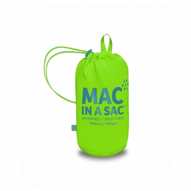 Regenjas Mac in a Sac Unisex Neon Green