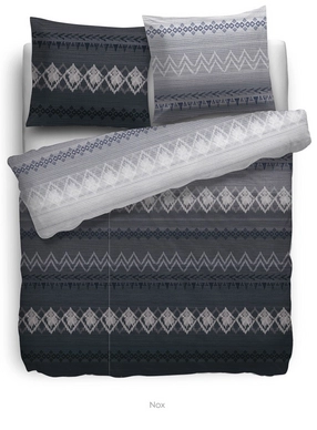 Bettwäsche HNL Living Nox Grey Flanell