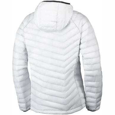 Ski Jas Columbia Powder Lite Hooded Jacket Women's White Black