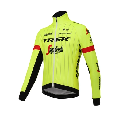 Fietsjack Santini Men Trek-Segafredo Windstopper Winter Yellow Fluo