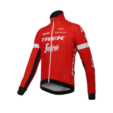 Fietsjack Santini Men Trek-Segafredo Windstopper Winter Jacket Red
