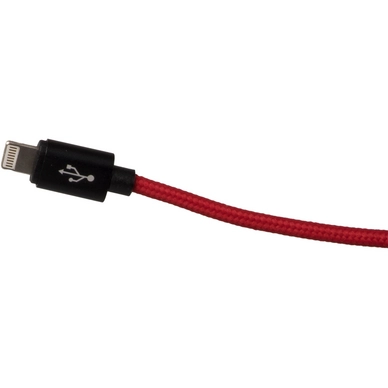 Oplaadkabel Rubytec Charge Micro USB & Lightning Red 30 cm