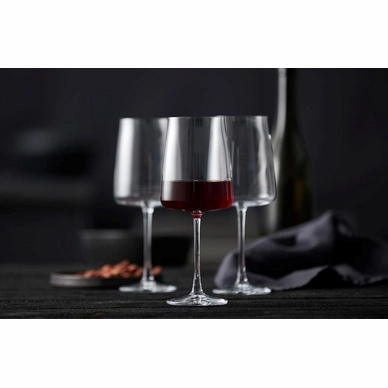 2---Rode Wijnglas Lyngby Glas Krystal Zero Clear 540 ml (4-delig)-2