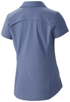 Blouse Columbia Women Silver Ridge Short Sleeve Bluebell