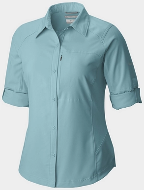 Blouse Columbia Women Silver Ridge Long Sleeve Oxygen