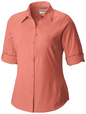 Blouse Columbia Women Silver Ridge Long Sleeve Lychee