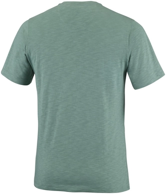 T-Shirt Columbia Lookout Point Short Sleeve Henley Dusty Green Solid