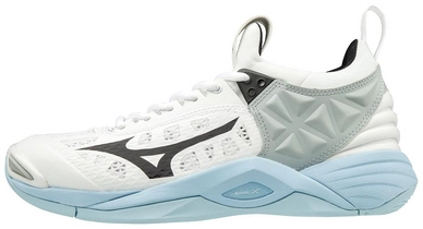 Badmintonschoen Mizuno Women Wave Luminous White Clearwater