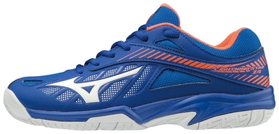 Badmintonschoen Mizuno Junior Lightning Star Z4 Reflex Blue White