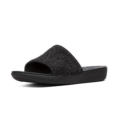 FitFlop Sola™ Crystalled Slide Black