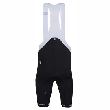 Fietsbroek Santini Gara 2.0 Bib-Shorts Git Pad Black