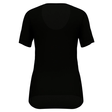 Ondershirt Odlo Women BL Top Crew Neck S/S Cubic 2 Pack Ebony Grey Black