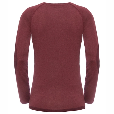 Trui The North Face Women Reaxion Amp L/S Crew Deep Garnet Red