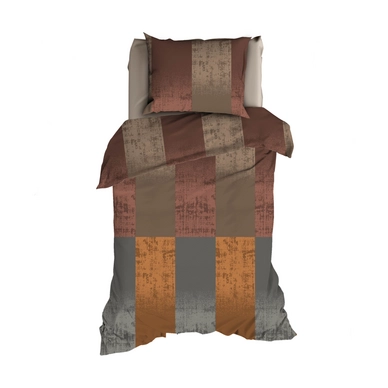 2---TEXTAP Rivoli flanel bruin-terra 1P HR
