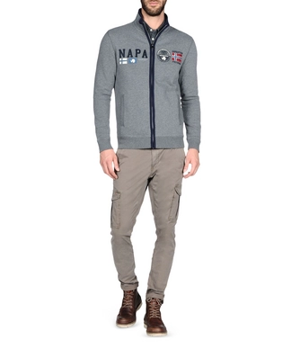 Vest Napapijri Bensi Med Grey Mel Men