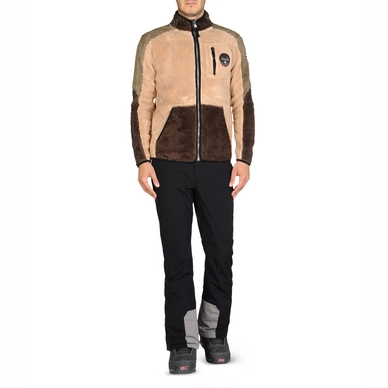 Vest Napapijri Yupik Stand Multicolour Brown Men