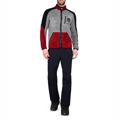 Vest Napapijri Yupik Stand Multicolour Red Black Grey Men
