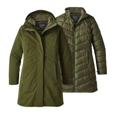 Jas Patagonia Women's Tres 3-in-1 Parka Nomad Green
