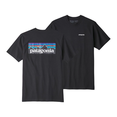 T-shirt Patagonia Men's P-6 Logo Responsibili-Tee Black