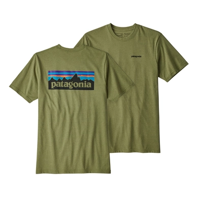 T-shirt Patagonia Men's P-6 Logo Responsibili-Tee Crag Green