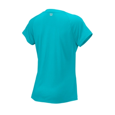 Tennisshirt Wilson Women Condition Blue Curacao
