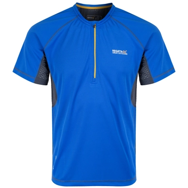 T-Shirt Regatta Mens Breakbar III Oxford Blue/Seal Grey