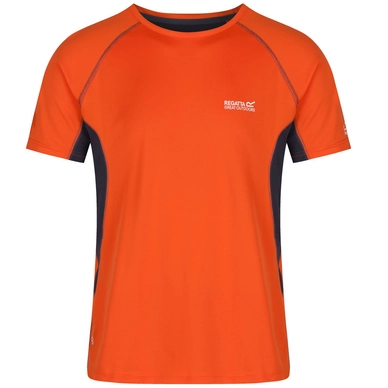 T-Shirt Regatta Mens Virda Magma/Seal Grey