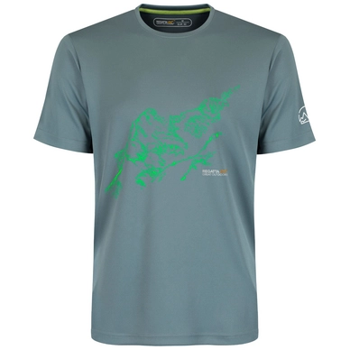 T-Shirt Regatta Mens Fingal II Balsam Green