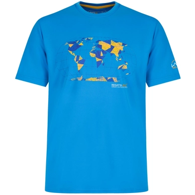 T-Shirt Regatta Mens Fingal II Hydro Blue