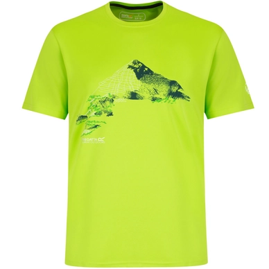 T-Shirt Regatta Mens Fingal II Lime Zest Green