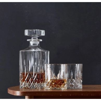 2---Whiskyset Lyngby Glas Krystal Lounge Clear 0,75 L (3-delig)-2