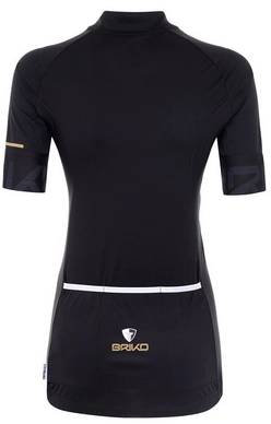 Fietsshirt Briko Classic Lady Jersey New Black