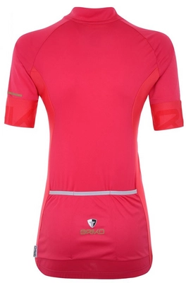 Fietsshirt Briko Classic Lady Jersey New Red Rubine