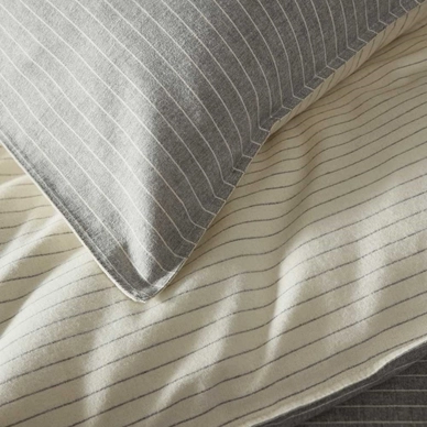 Housse de Couette Marc O'Polo Zann Silver Flanelle