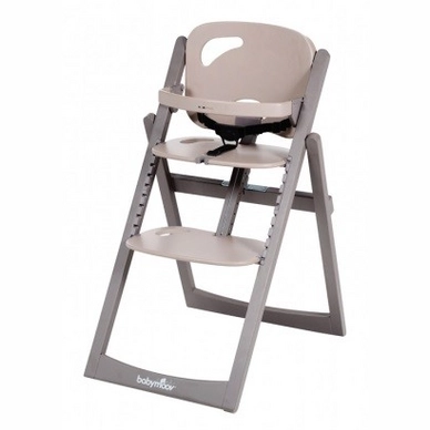 Kinderstoel Babymoov Hoog Light Wood Taupe