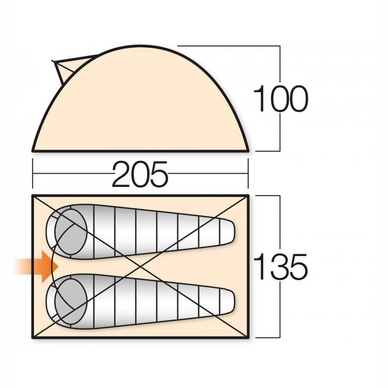 Tent Vango Beat River 200