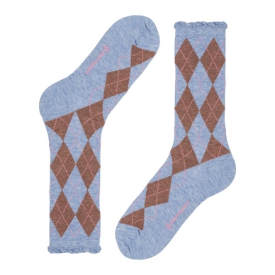Sokken Burlington Ladywell Diamond SO Lightblue