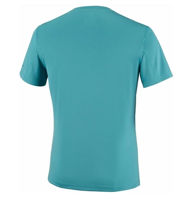 T-Shirt Columbia Zero Rules Short Sleeve Graphic Teal Tri Peak