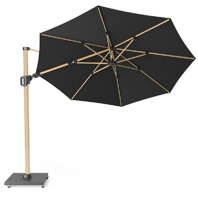 Zweefparasol Platinum Challenger T2 Premium Faded black Ø350 cm
