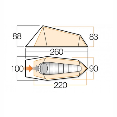 Tent Vango Helix Cactus 100
