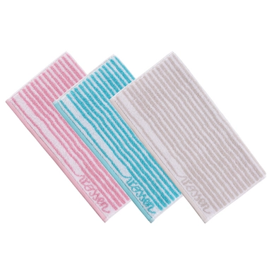Handdoek Vossen Baby Stripe  Light Azure (50 x 100 cm)