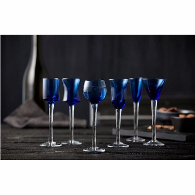 2---shotglas Lyngby aquavit blue-2
