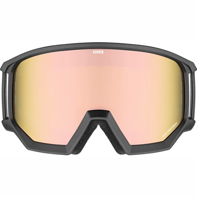 2---Skibril Uvex Unisex Athletic CV Race Black Mat Mirror Orange 2